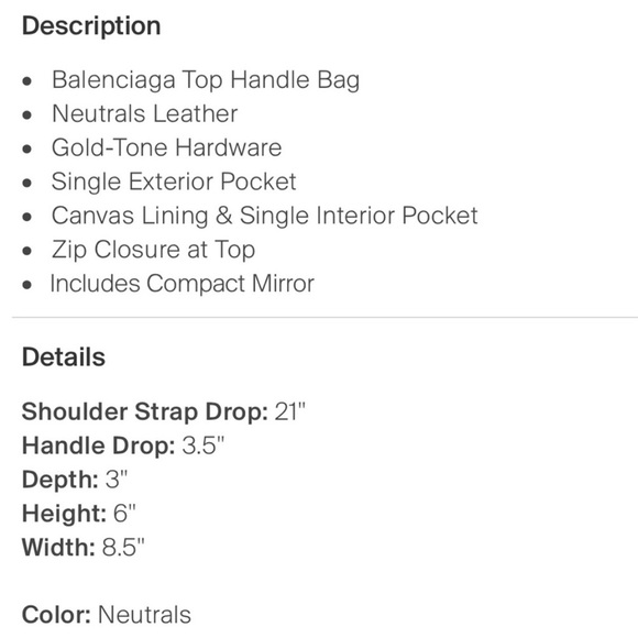 SOLD- ✨Balenciaga Motocross City Bag, Mini✨ - Picture 7 of 7